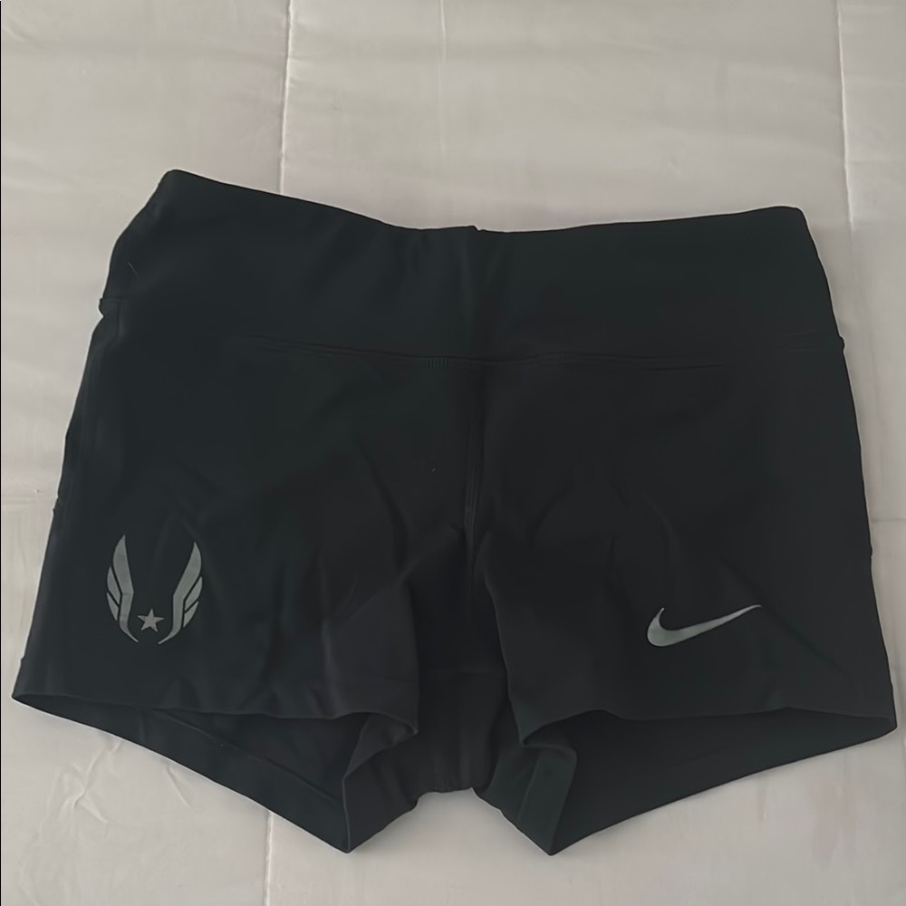 Nike Black Compression Athletic Shorts Purchased at Track & Field Nationals
